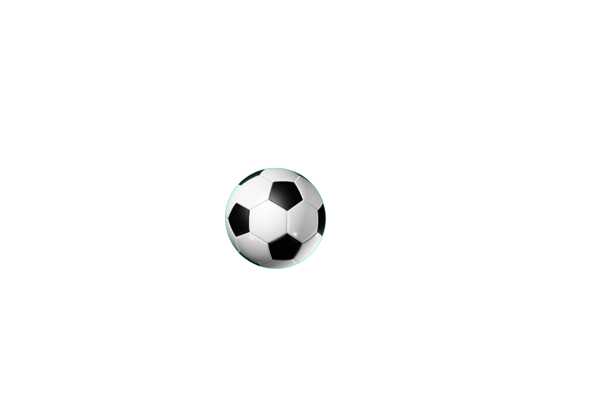 Ballon de foot sur gazon synthétique 